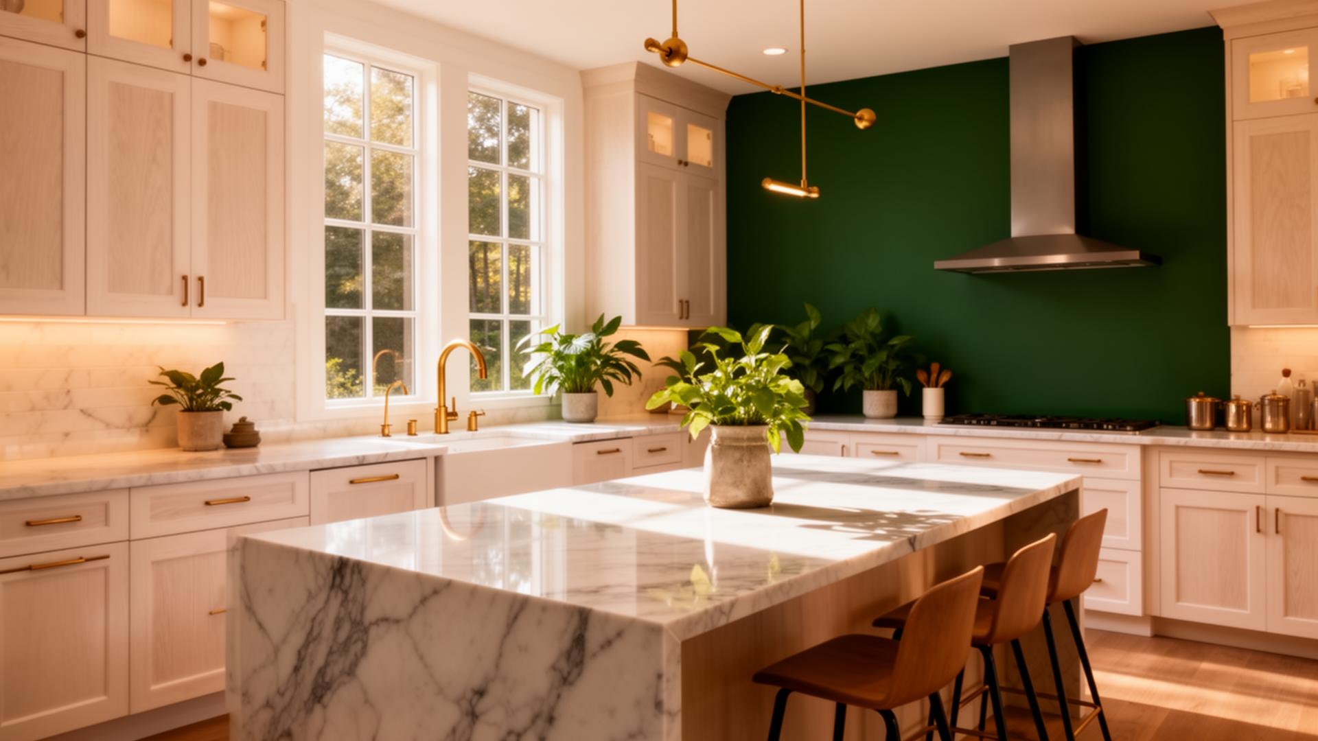Beautifully remodeled modern kitchen by Accurate Sage Builders